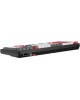 A4TECH Клавиатура Bloody WS98 Naraka, USB, Bluetooth/Радиоканал, серый + красный