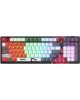 A4TECH Клавиатура Bloody WS98 Naraka, USB, Bluetooth/Радиоканал, серый + красный