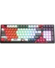 A4TECH Клавиатура Bloody WS98 Naraka, USB, Bluetooth/Радиоканал, серый + красный