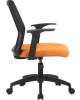 Кресло компьютерное CACTUS Кресло CS-MC222-BKOR, на колесиках, сетка/ткань, оранжевый