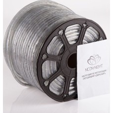 NEON-NIGHT Дюралайт LED двухжильный 230В 13мм 30 LED/м СИНИЙ постоянное свечение модуль 1м бухта 100м