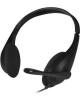 A4TECH Наушники с микрофоном HU-9 черный 1.8м накладные USB оголовье (HU-9 (BLACK))