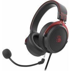 A4TECH Гарнитура игровая Bloody M590i, для компьютера и игровых консолей, мониторные, проводные USB/3,5 мм, красный / черный [m590i sports red]