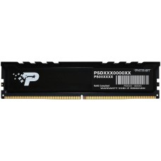 PATRIOT Память DDR5 8GB 5200MHz PSP58G520081H1 Signature Premium RTL PC5-41600 CL42 DIMM 288-pin 1.1В single rank с радиатором Ret