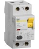 IEK Выключатель дифф.тока УЗО MDV10-2-063-030 ВД1-63 63A 30мА AC 2П 230В 2мод белый (упак.:1шт)