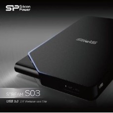 Внешний диск компьтерный SILICON POWER Stream SP010TBPHDS03S3K, 1Тб, черный