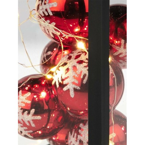 NEON-NIGHT (513-063) Декоративный фонарь с шариками, черный , 14х14х27 см, цвет Теплый NEON-NIGHT (513-063) Декоративный фонарь с шариками, черный , 14х14х27 см, цвет Теплый