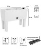 Кашпо PROSPERPLAST DRTC600H-S449