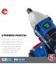 Бесщеточный гайковерт ЗУБР GB-250-42 20В бесщеточный гайковерт, 2 АКБ (4Ач), в кейсе, Профессионал