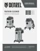 Пылесос строительный DENZEL SVC15, 1200 Вт, бак 15 л, шланг 2 м 28201