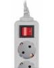 PC PET AP01006-5-G 5м (5 розеток) серый (пакет ПЭ)
