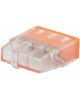 Клемма REXANT (07-3212-5) Экспресс-клемма СМК 2273-203, 3-проводная 0.5-2.5 мм , прозрачная, блистер (5 шт./уп.)