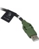 A4TECH Наушники с микрофоном Bloody J450 черный/зеленый 1.8м мониторные оголовье (J450)