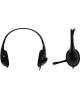 A4TECH Наушники с микрофоном HU-9 черный 1.8м накладные USB оголовье (HU-9 (BLACK))