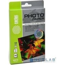 CACTUS CS-MA617050 Фотобумага матовая, 10x15, 170 г/м2, 50 листов