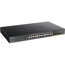 D-LINK Коммутатор DGS-1250-28XMP/A1A (L2) 24x1Гбит/с 4SFP+ 24PoE 370W управляемый