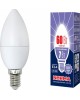 Лампа светодиодная VOLPE (UL-00003794) LED-C37-7W/DW/E14/FR/NR Дневной белый свет 6500K