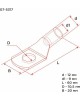 REXANT Наконечник медный луженый ТМЛ 35–10–9 (35мм² - Ø10мм) ГОСТ 7386-80 (в упак. 5 шт.)