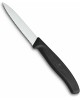 ножи VICTORINOX Нож кухонный Swiss Classic, разделочный, для овощей, 80мм, заточка серрейтор, стальной, черный [6.7633]