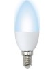 Лампа светодиодная VOLPE (UL-00003795) LED-C37-7W/NW/E14/FR/NR Белый свет 4000K