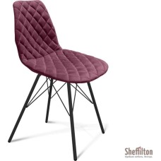 Стул SHEFFILTON Стул SHT-ST29-С12/S37 ежевичное вино/черный муар (151310)