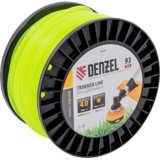 DENZEL Леска для триммера звезда, 4,0мм х 93м, на DIN катушке FLEX CORD 96289