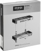 Полка металлическая BRIMIX 5656 Полочка литая, прямоугольная, двойная из нержавеющей стали
