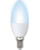 Лампа светодиодная VOLPE (UL-00003795) LED-C37-7W/NW/E14/FR/NR Белый свет 4000K