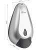 Дозатор для жидкого мыла GFMARK 638 Дозатор жидкого МЫЛА , универсальный, пластиковый ,СЕРЫЙ с глазком - капля , 400 мл , Д 1