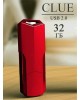 Флэш-напокитель SMARTBUY (SB32GBCLU-R) UFD 2.0 032GB CLUE Red