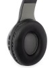 DIGMA Гарнитура накладные BT-15 черный/серый беспроводные bluetooth оголовье (BT-15BG)
