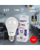 ЭРА Б0031395 Лампочка светодиодная STD LED A60-13W-860-E27 E27 / Е27 13 Вт груша холодный дневной свет