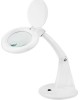 REXANT Лупа настольная 3D+12D с подсветкой 40 SMD LED, ø100мм, белая