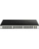 D-LINK Коммутатор DGS-1210-52MP/ME/B 48x1Гбит/с 4SFP 48PoE 370W управляемый