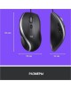 LOGITECH Мышь проводная M500s, оптическая, USB, 4000dpi, черный и серебристый [910-005784]