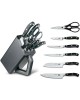 VICTORINOX Набор ножей кухон. Grand Maitre Cutlery Block 7.7243.6 (7.7243.6) компл.:6предм. с подставкой черный подар.коробка