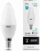 GAUSS Упаковка ламп LED E14, свеча, 12Вт, 10 шт. [33122]
