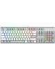 A4TECH Клавиатура Fstyler FS100 Neon, USB, серый + белый
