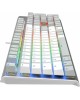 A4TECH Клавиатура Fstyler FS100 Neon, USB, серый + белый