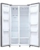 LEX Холодильник двухкамерный LSB530BLID WIND Side by Side, инверторный черный/рисунок