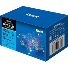 Гирлянда UNIEL (UL-00007199) ULD-S1000-100/DTA MULTI IP20 Гирлянда светодиодная, 10м. 100 светодиодов. Разноцветный свет
