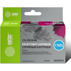 CACTUS Картридж CS-CB324N(CS-CB324), №178XL, пурпурный / CS-CB324N(CS-CB324)