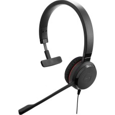JABRA Гарнитура Evolve 20 MS Mono, для контактных центров, накладные, проводные, моно, черный [4993-823-109]