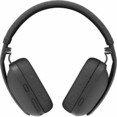 наушники LOGITECH Гарнитура Zone Vibe 100, для компьютера, мониторные, Bluetooth, серый [981-001213]