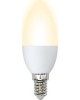 Лампа светодиодная VOLPE (UL-00003796) LED-C37-7W/WW/E14/FR/NR Теплый белый свет 3000K