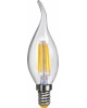 GAUSS Лампа светодиодная Filament 9Вт цок.:E14 свеча 220B 4100K св.свеч.бел.нейт. CF35 (упак.:1шт) (104801209)