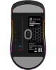 OKLICK Мышь беспроводная 900GMW, игровая, Bluetooth/Радио, оптическая, USB, 26000dpi, черный Сенсор PixArt PAW3395. Три режима подключения - 2,4G + BlueTooth + провод, 600 mAh, 50 млн кликов, RGB. ПО
