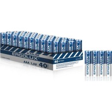 Батарейка ERGOLUX (14672) Alkaline BOX40 LR03
