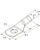 REXANT Наконечник медный луженый ТМЛ 10–8–5 (10мм² - Ø8мм) ГОСТ 7386-80 (в упак. 5 шт.)