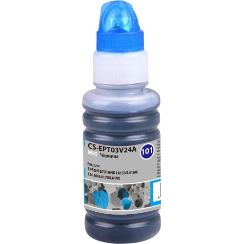 CACTUS Чернила CS-EPT03V24A 101C голубой 70мл для Epson L4150/L4160/L6160/L6170